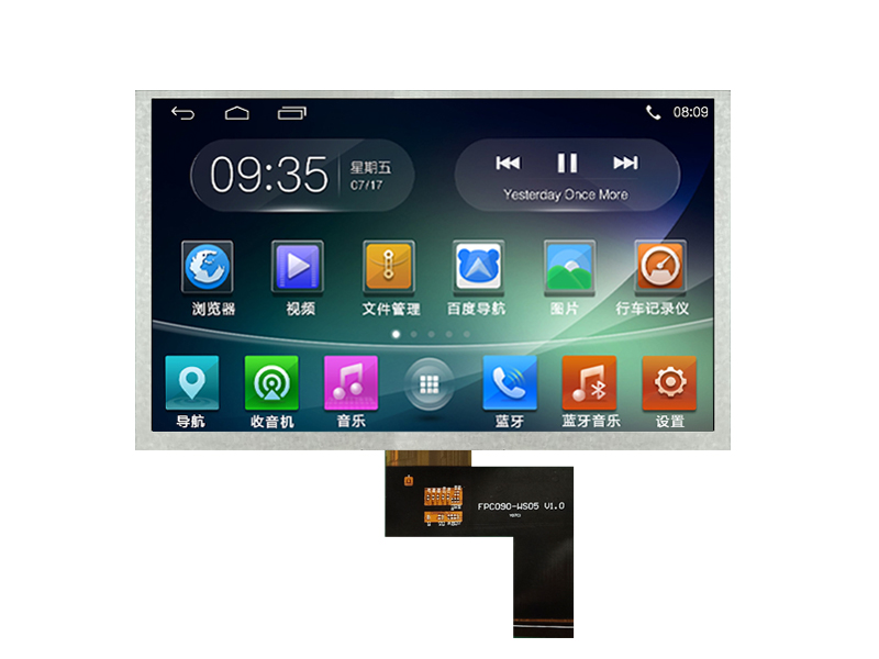 9.0inch Color TFT LCD display with wide viewing angle