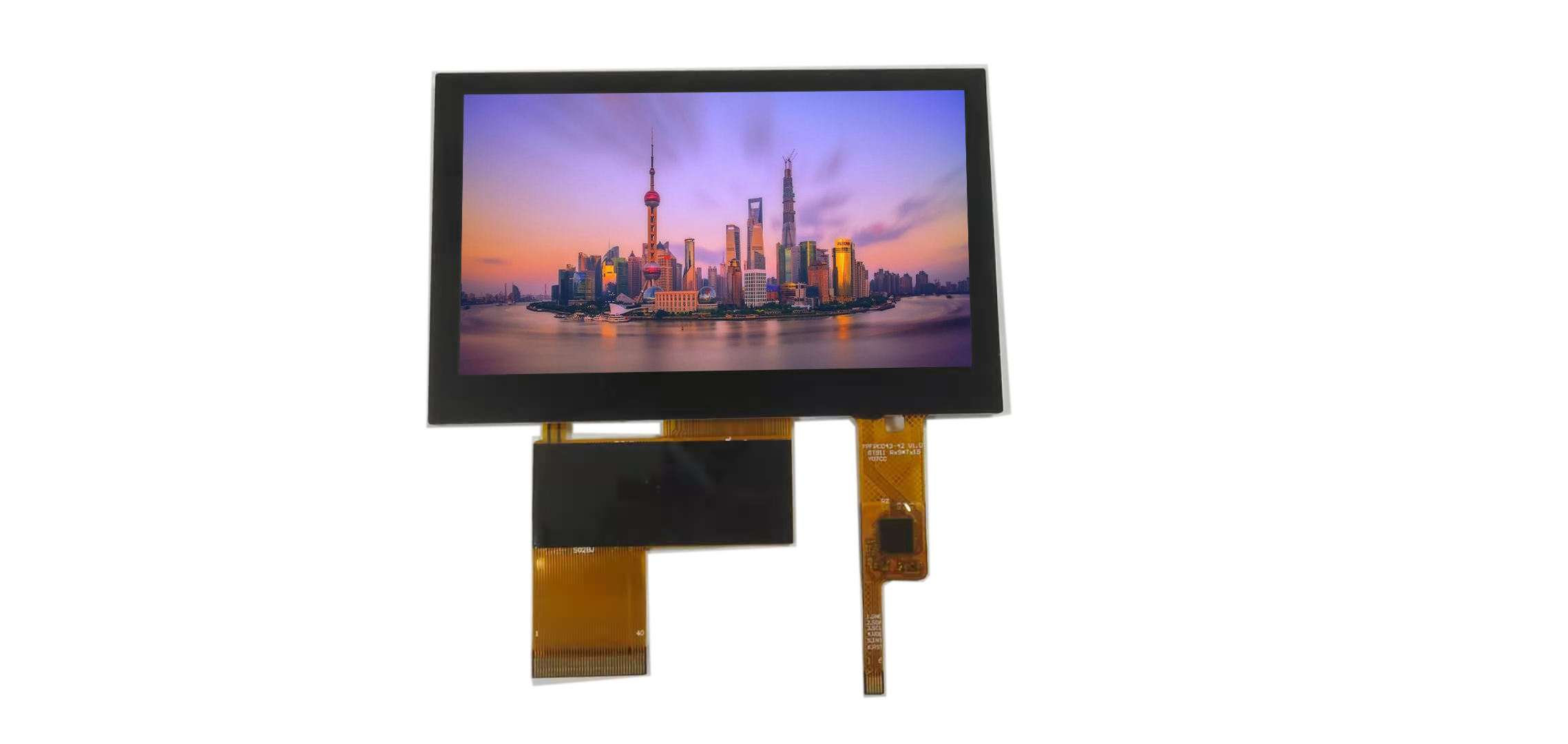4.3 inch 480*272 IPS TFT LCD display with P-Cap/CTP
