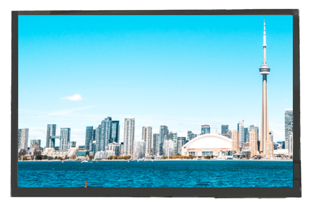 10.1'' 1280x800 color TFT LCD display with PCAP & HDMI board