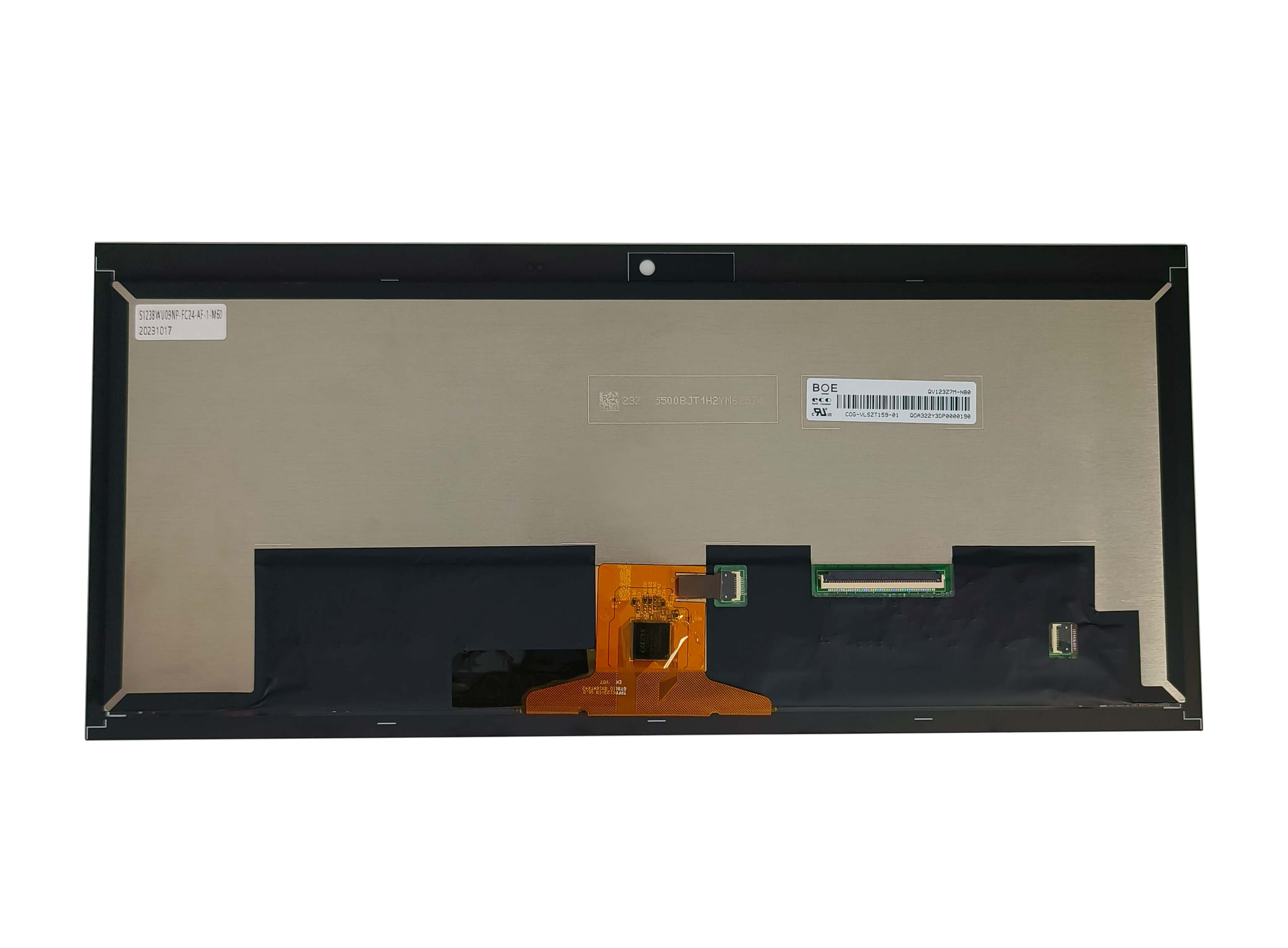 12.3inch IPS TFT LCD With CTP And OCA Bonding with AF Treatment 1920*720
