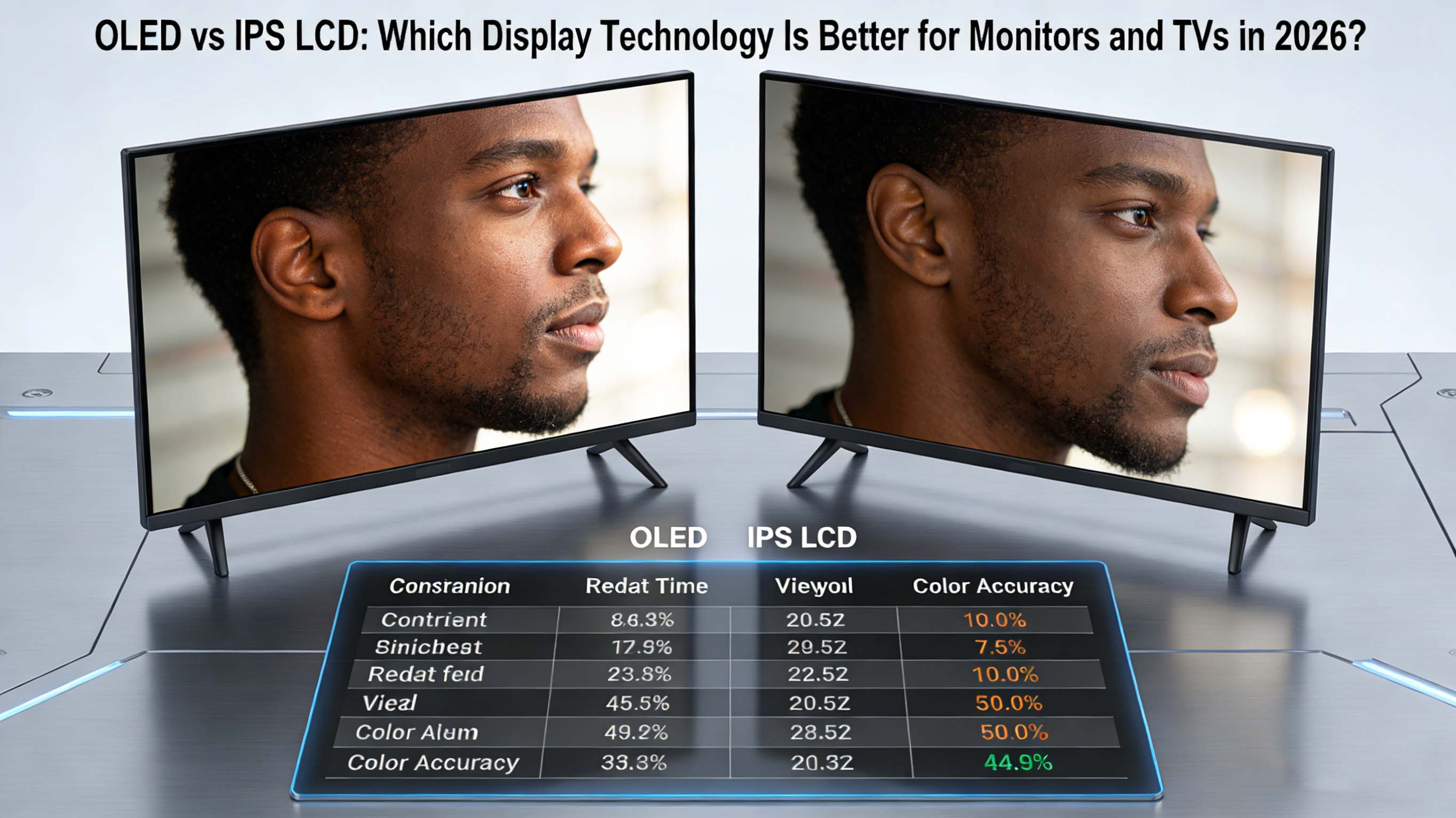 OLED vs IPS LCD: Which Display Technology Is Better for Monitors and TVs in 2026?