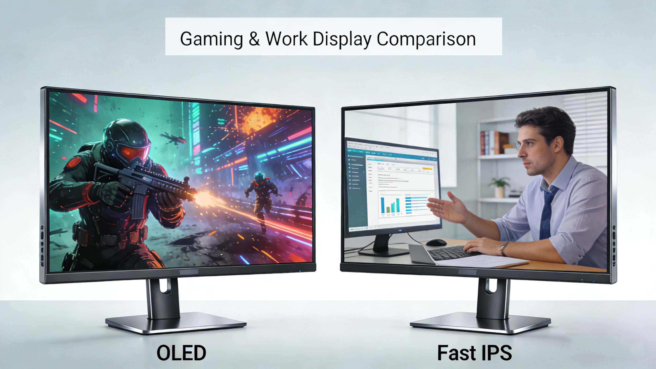 OLED vs Fast IPS: Ultimate Guide to Choosing the Best Display for Gaming and Work